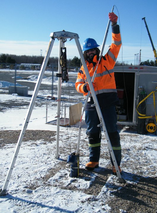 Geofirma Team Member Sampling