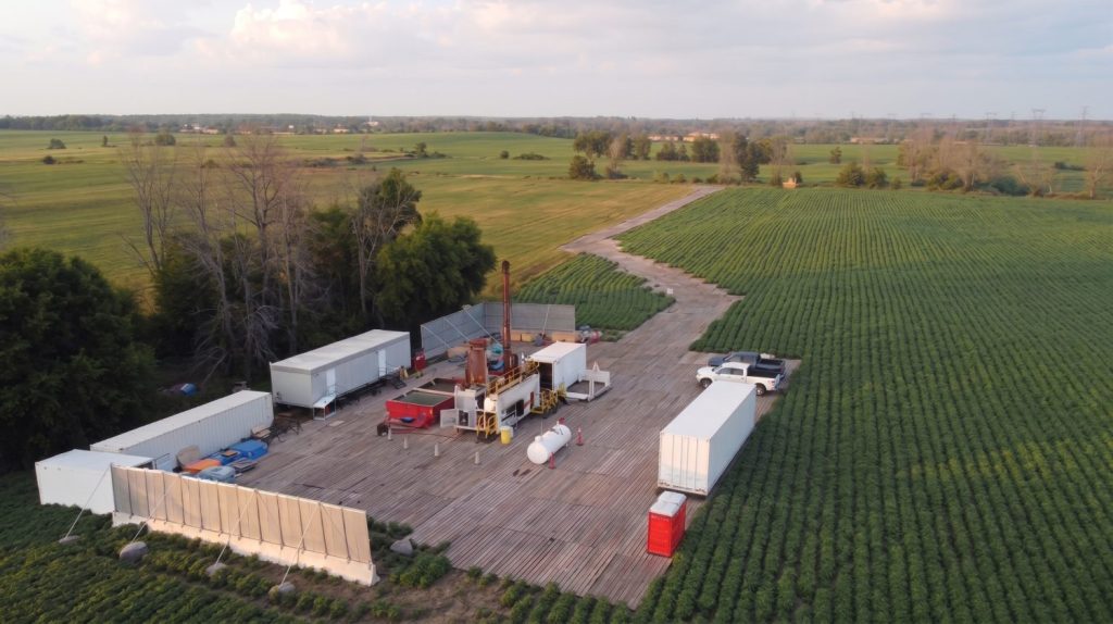 Compressed Air Storage Drilling Site