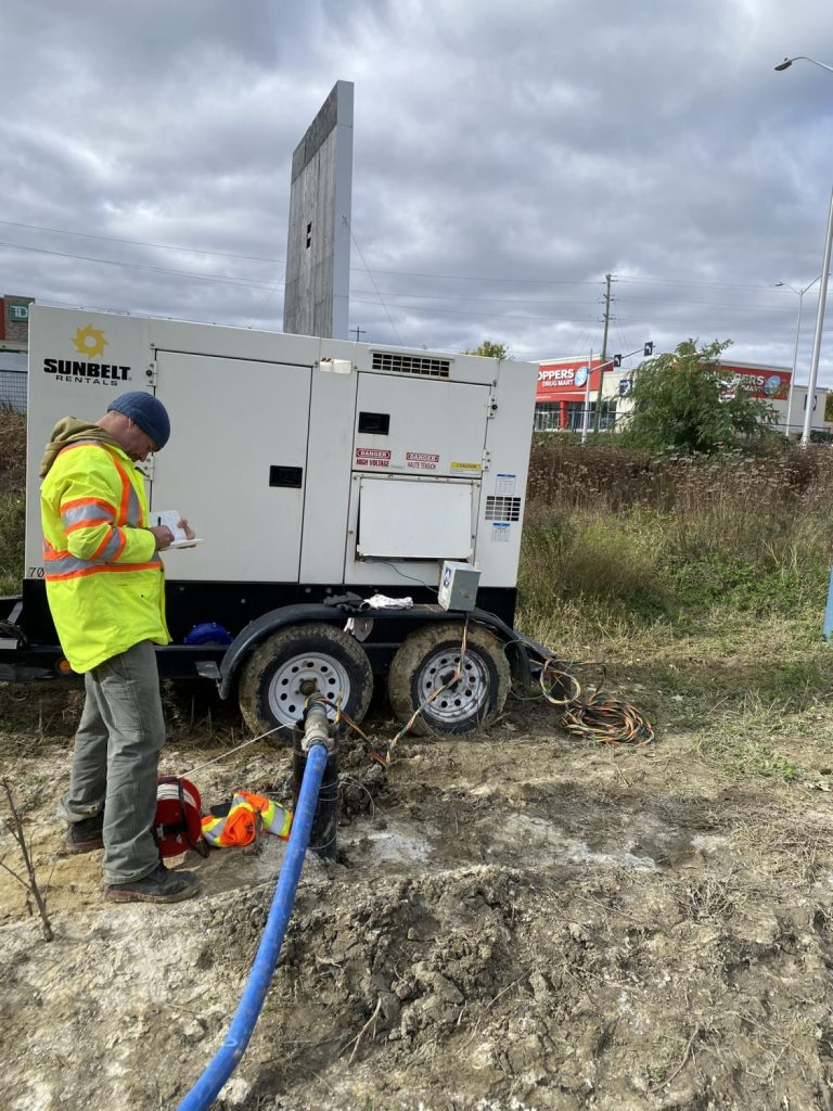 Compressed Air Storage Drilling Site